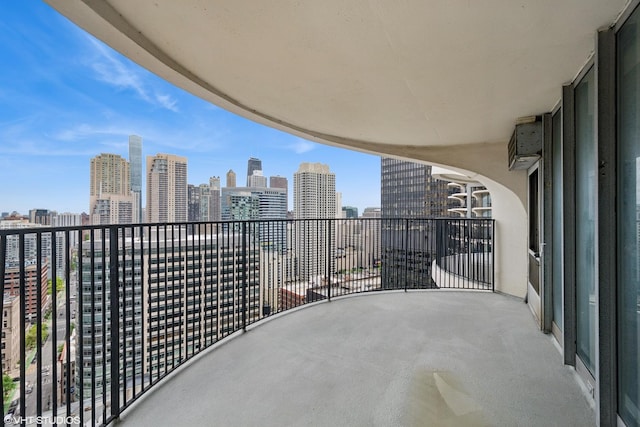 300 N State St Unit 3205, Chicago, IL 60654 - balcony featuring a view of skyline