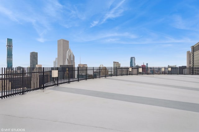 300 N State St Unit 3205, Chicago, IL 60654 - view of patio with a skyline view