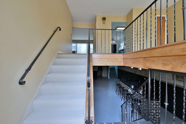 2808 Struckman Ave, River Grove, IL 60171 - staircase featuring concrete flooring