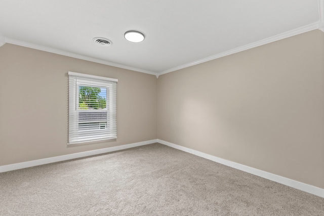 217 W Mazon Ave, Dwight, IL 60420 - carpeted empty room featuring crown molding and baseboards