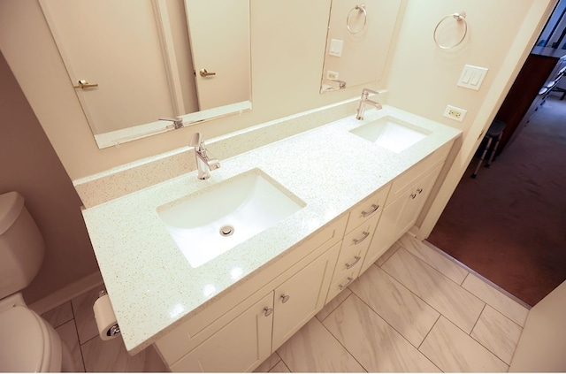 910 S Michigan Ave Unit 1805, Chicago, IL 60605 - bathroom featuring toilet and double vanity