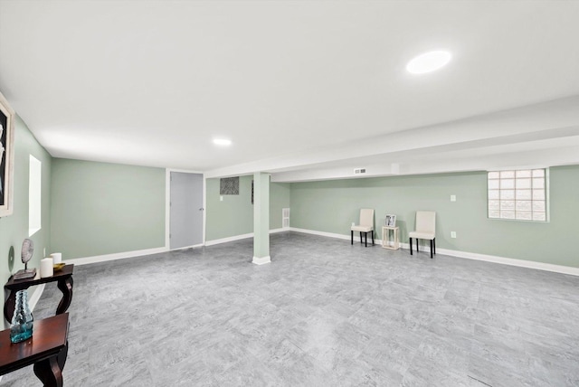 5635 S May St, Chicago, IL 60621 - below grade area featuring baseboards