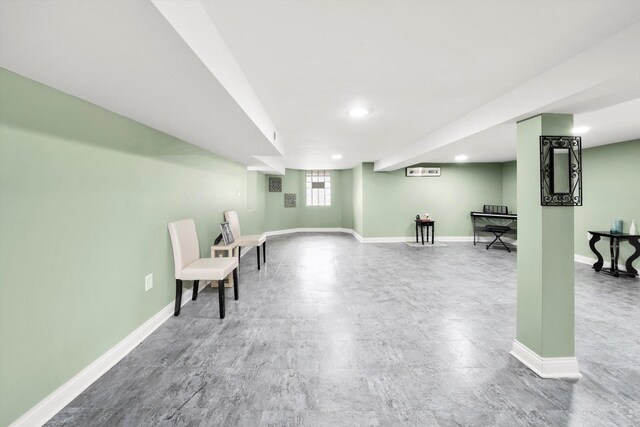 5635 S May St, Chicago, IL 60621 - sitting room with baseboards and recessed lighting