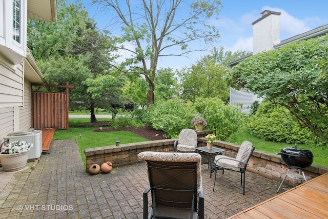 253 Waxwing Ave, Naperville, IL 60565 - view of patio with a wooden deck and a gazebo