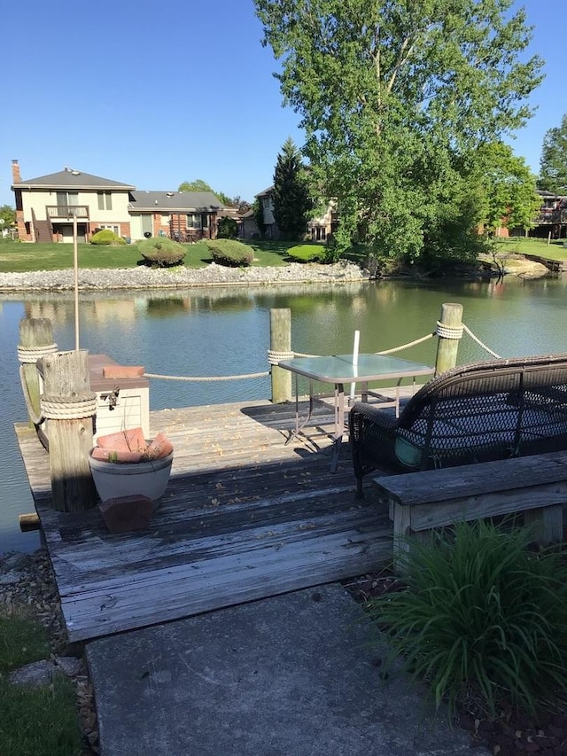19533 Lake Shore Dr Unit 3N, Lynwood, IL 60411 - dock area with a water view