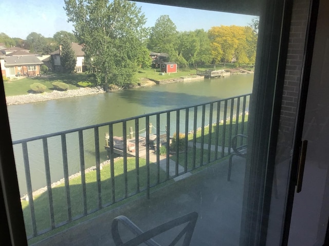 19533 Lake Shore Dr Unit 3N, Lynwood, IL 60411 - balcony with a water view