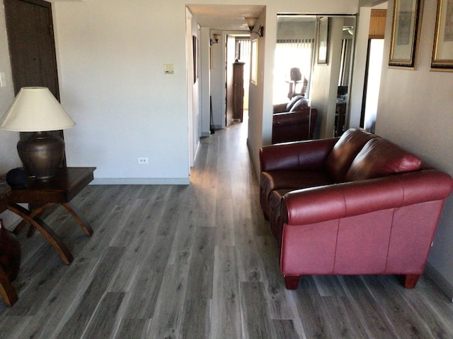 19533 Lake Shore Dr Unit 3N, Lynwood, IL 60411 - living room featuring wood finished floors and baseboards