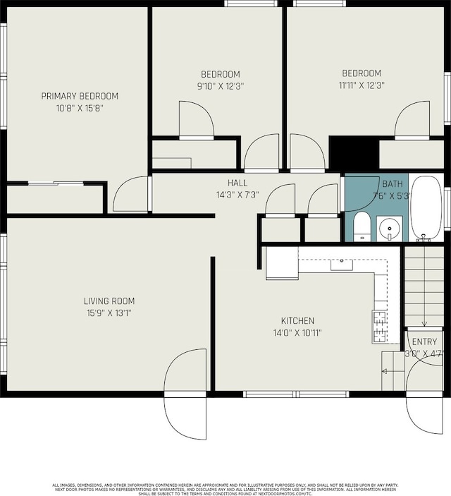 151 Amy St, Chicago Heights, IL 60411 - home floor plan