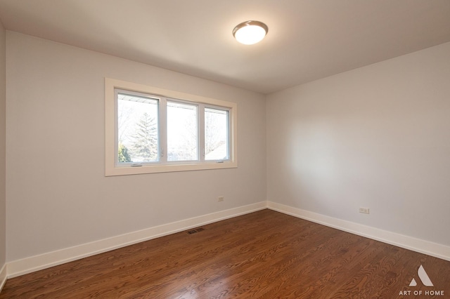8519 S 82nd Ct, Hickory Hills, IL 60457 - unfurnished room featuring dark wood finished floors and baseboards