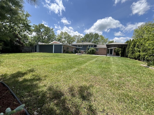 8519 S 82nd Ct, Hickory Hills, IL 60457 - view of green lawn with a gazebo