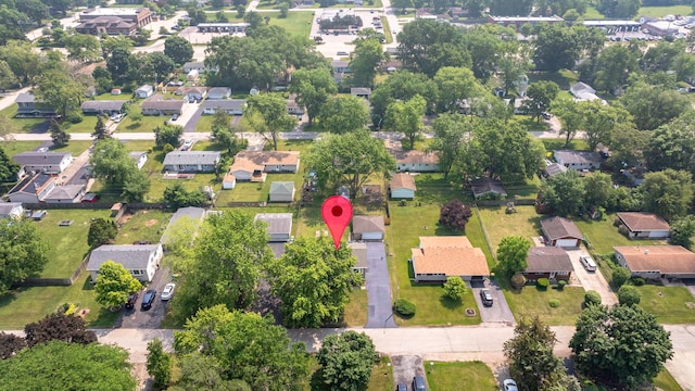 710 Sunset Ln, Shorewood, IL 60404 - aerial view of property and surrounding area with nearby suburban area