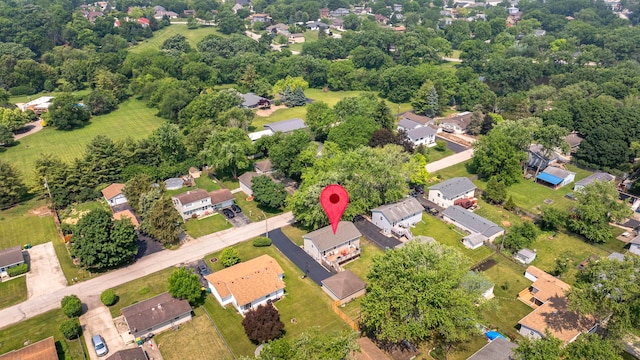 710 Sunset Ln, Shorewood, IL 60404 - aerial view of property and surrounding area featuring nearby suburban area