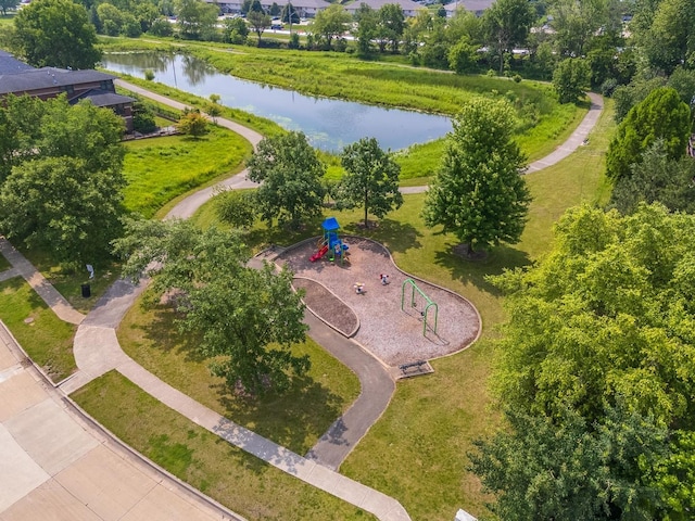 2004 Withers Ln, Bloomington, IL 61704 - bird's eye view of a large body of water and a community park