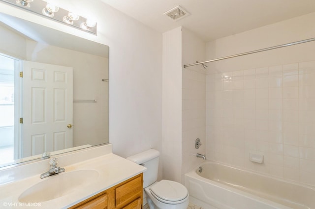 367 S Crown Ct, Palatine, IL 60074 - full bathroom featuring vanity, toilet, and  shower combination