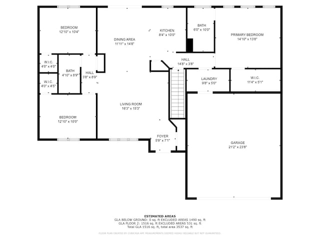 1565 Stefanie Ln, Bourbonnais, IL 60914 - property floor plan