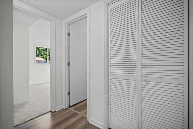 824 Mcgregor St Unit 4, Bloomington, IL 61701 - hallway with wood finished floors and baseboards