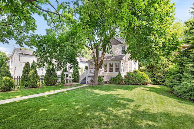 810 Glenwood Ave, Joliet, IL 60435 - view of front of home featuring a wooden deck