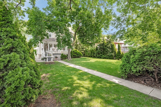 810 Glenwood Ave, Joliet, IL 60435 - view of green lawn featuring stairway