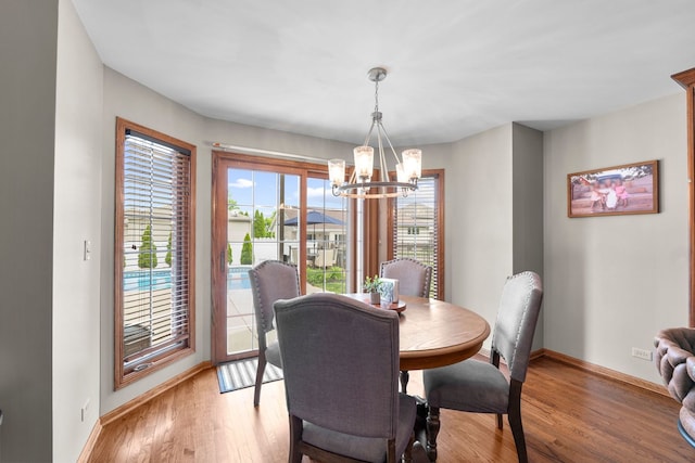 373 W Joliet Hwy, New Lenox, IL 60451 - dining space with a chandelier and light wood finished floors
