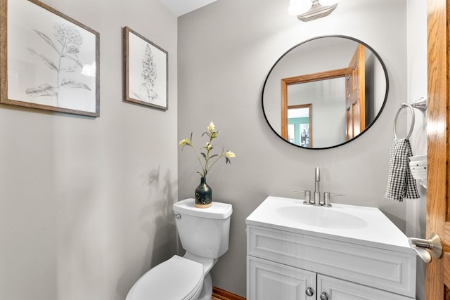 373 W Joliet Hwy, New Lenox, IL 60451 - half bathroom featuring toilet and vanity