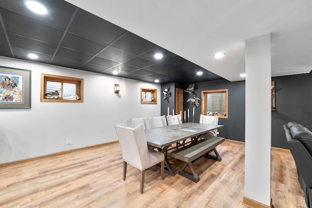 373 W Joliet Hwy, New Lenox, IL 60451 - dining area with light wood-style floors and recessed lighting
