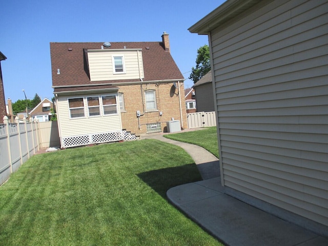 10918 S Ridgeway Ave, Chicago, IL 60655 - rear view of house featuring a chimney