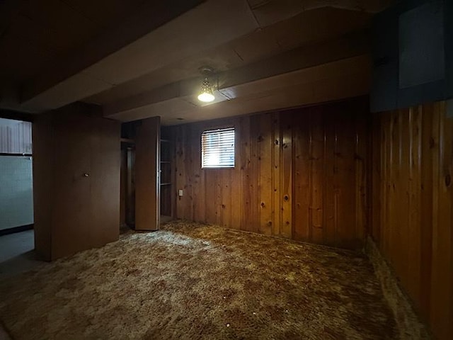 2029 S 11th Ave, Maywood, IL 60153 - carpeted empty room featuring wood walls