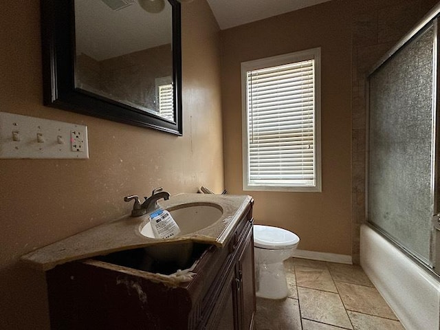 2029 S 11th Ave, Maywood, IL 60153 - bathroom with vanity and shower / bath combination with glass door