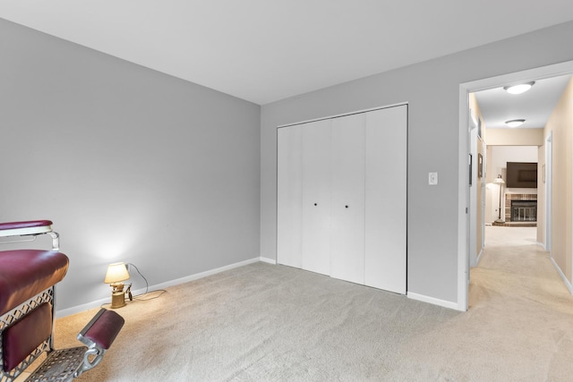 7260 S Adams St Unit C, Willowbrook, IL 60527 - bedroom featuring carpet flooring, baseboards, and a closet