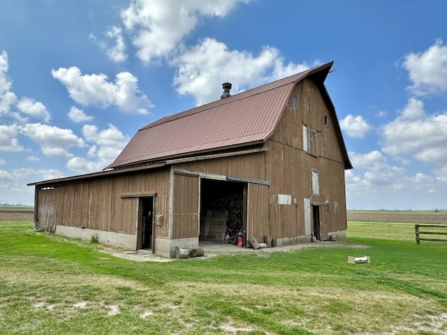 2034 Gittleson Rd, Rochelle, IL 61068 - view of barn with a lawn