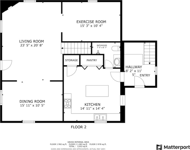 2034 Gittleson Rd, Rochelle, IL 61068 - property floor plan