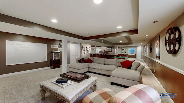 1535 S Douglas Ave, Arlington Heights, IL 60005 - living area with light carpet and recessed lighting