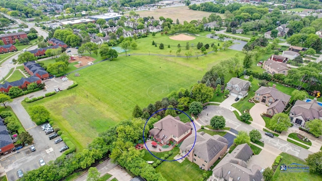 1535 S Douglas Ave, Arlington Heights, IL 60005 - aerial view of residential area