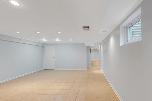 140 N Quincy St, Hinsdale, IL 60521 - basement featuring recessed lighting and baseboards