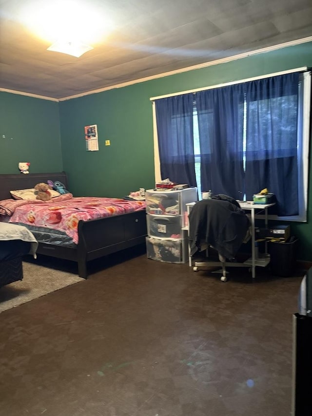 5314 S Lawndale Ave, Chicago, IL 60632 - bedroom with tile patterned floors and crown molding