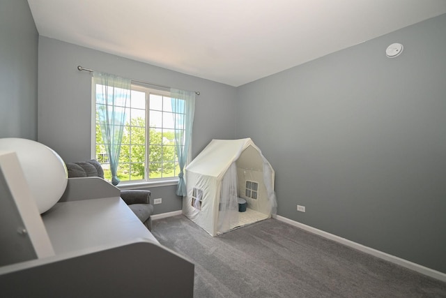 129 W Hampton Ct, Round Lake, IL 60073 - rec room with baseboards and carpet flooring