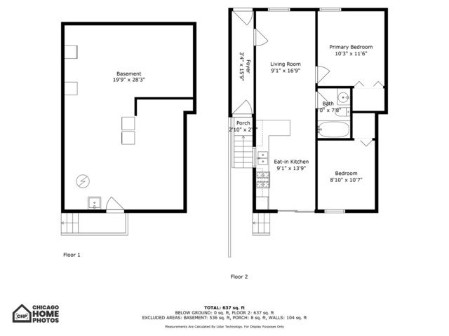 447 W 27th St, Chicago, IL 60616 - floor plan / room layout
