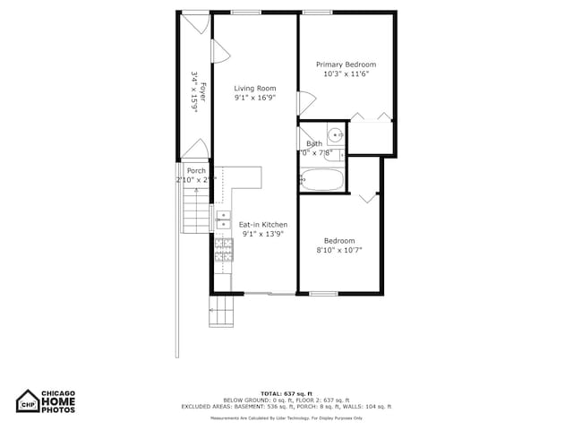 447 W 27th St, Chicago, IL 60616 - floor plan / room layout
