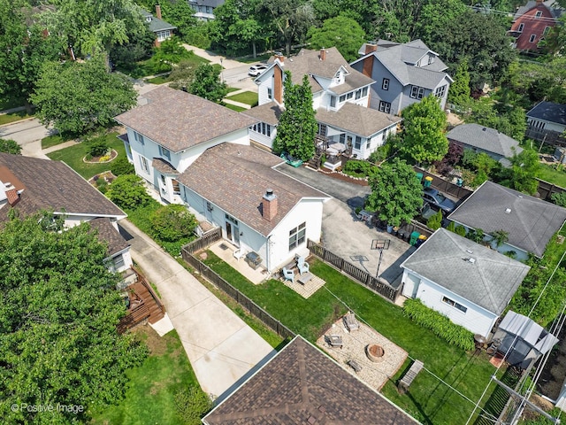 217 S Craig Pl, Lombard, IL 60148 - aerial perspective of suburban area