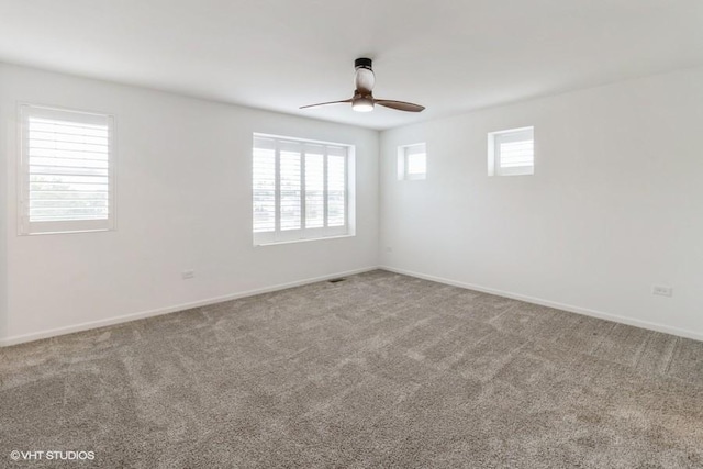 1533 Executive Way, Des Plaines, IL 60018 - carpeted empty room featuring a ceiling fan and baseboards