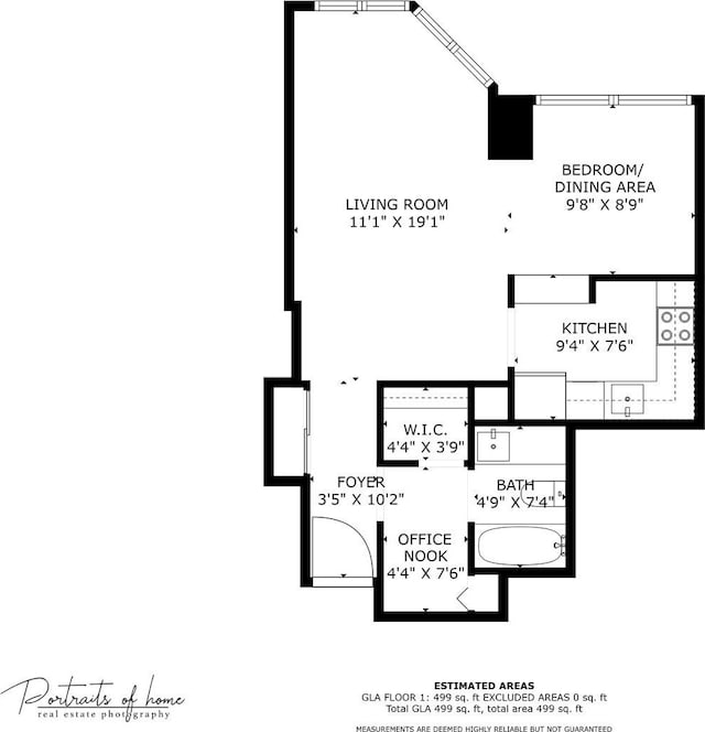405 N Wabash Ave Unit 2204, Chicago, IL 60611 - floor plan / room layout