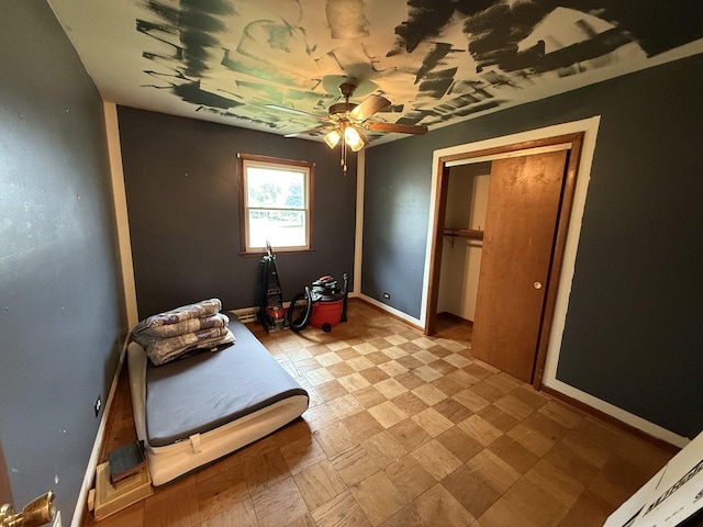 3357 D Hutchison Ave, Joliet, IL 60431 - bedroom with light floors and baseboards