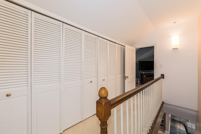 740 Wisner St, Park Ridge, IL 60068 - hallway featuring lofted ceiling and an upstairs landing