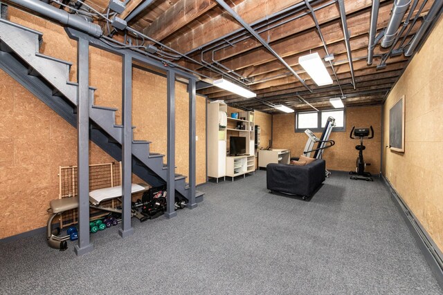 740 Wisner St, Park Ridge, IL 60068 - below grade area featuring stairs