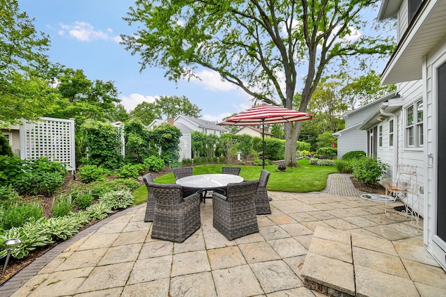 5234 Cedar Ct, Lisle, IL 60532 - view of patio / terrace with outdoor dining area