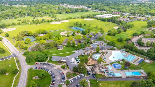 5234 Cedar Ct, Lisle, IL 60532 - drone / aerial view of a pool area