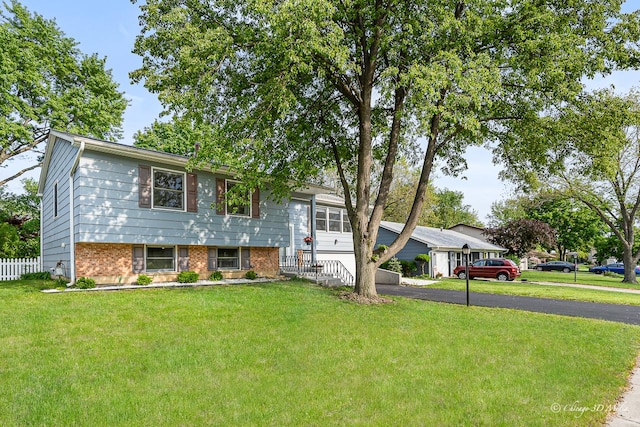 384 Glen Farm Ln, Lake Zurich, IL 60047 - view of front of property with asphalt driveway and brick siding