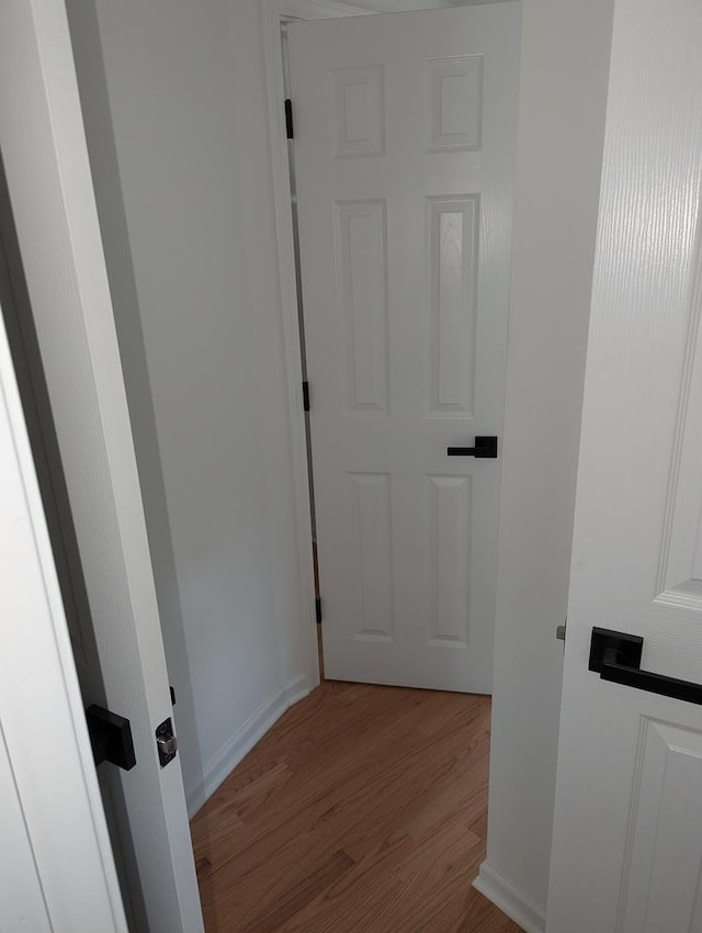 22521 Richton Square Rd, Richton Park, IL 60471 - hallway featuring wood finished floors and baseboards