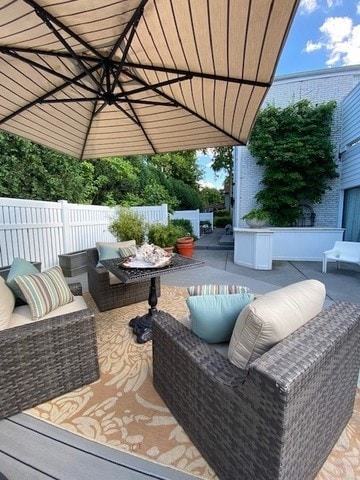 941 Harms Rd, Glenview, IL 60025 - view of patio / terrace with an outdoor living space