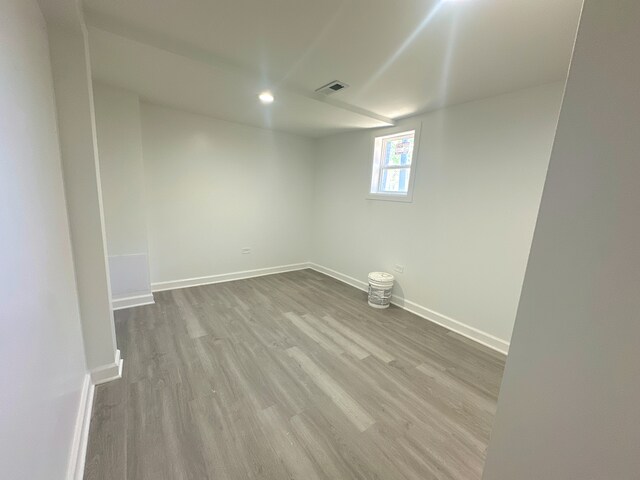 15117 2nd Ave, Phoenix, IL 60426 - basement with wood finished floors and baseboards